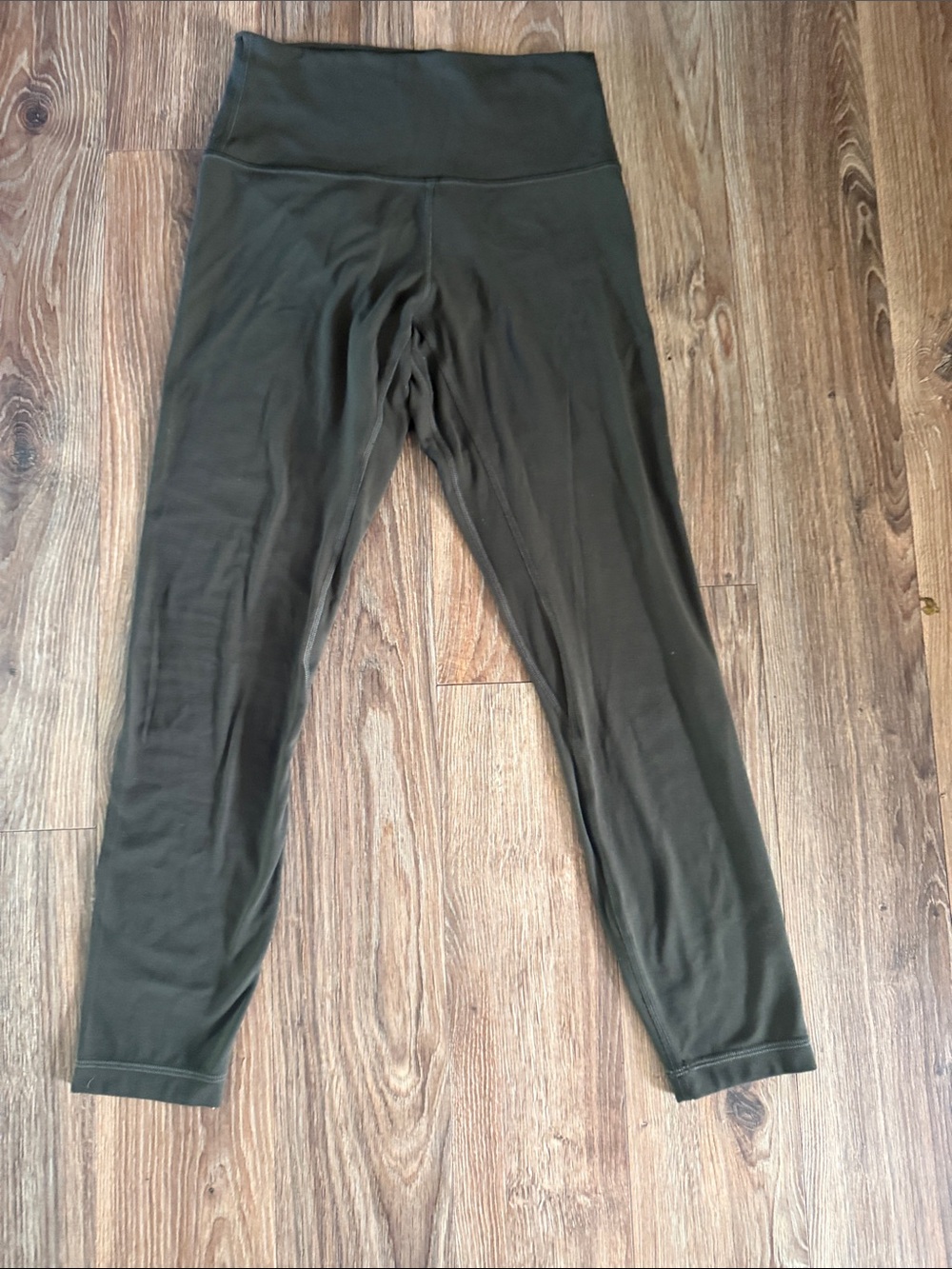 lululemon athletica Olive Green High-Waist Leggings